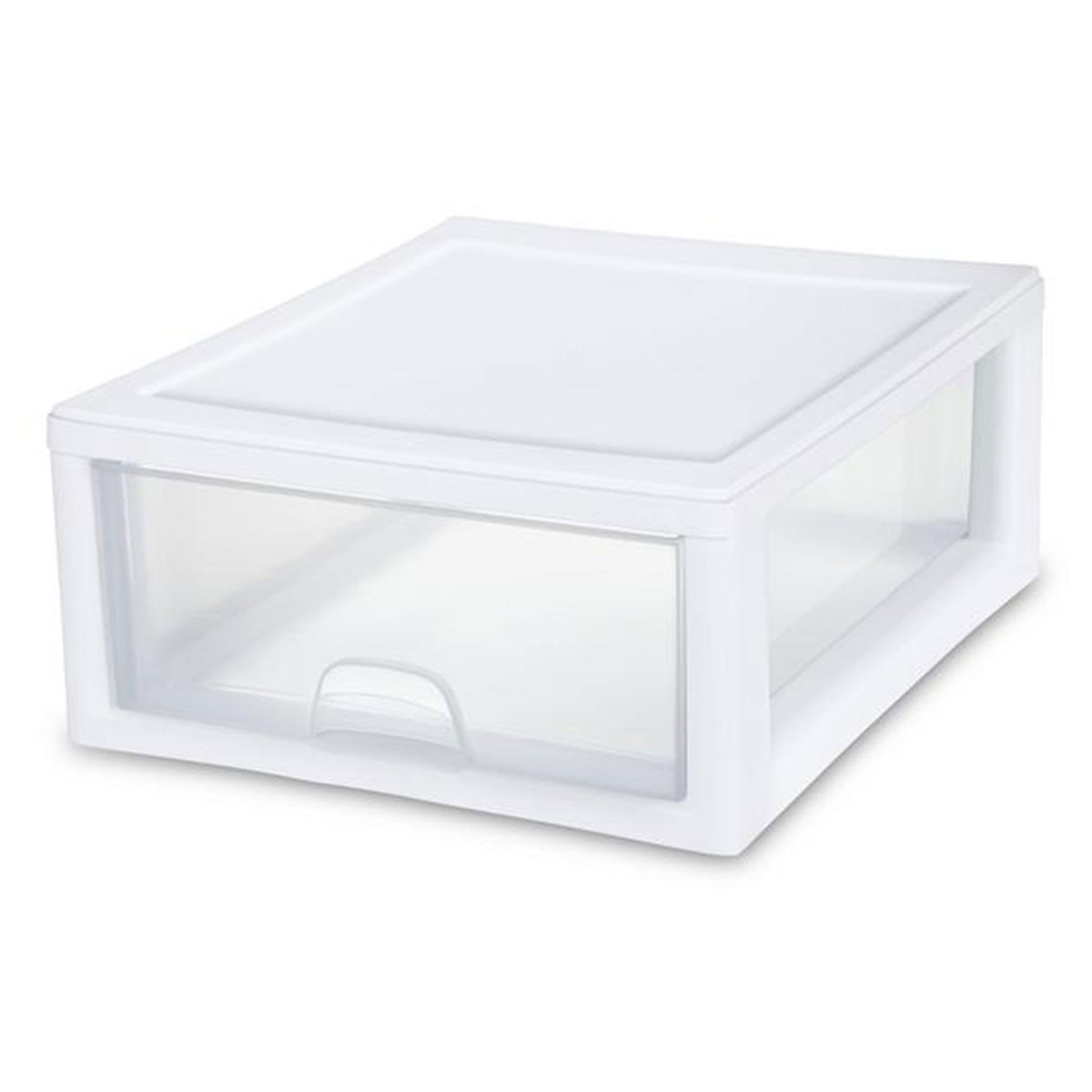 Sterilite 27 Qt (4 Pk) & 16 Qt (6 Pk) Stackable Plastic Storage Drawer Container